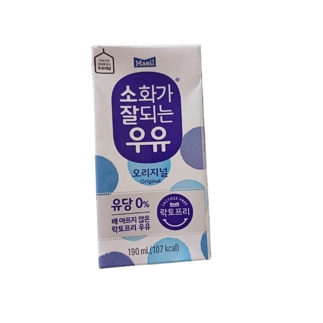 매일우유 소화가 잘되는 우유 오리지널 190ML 48팩