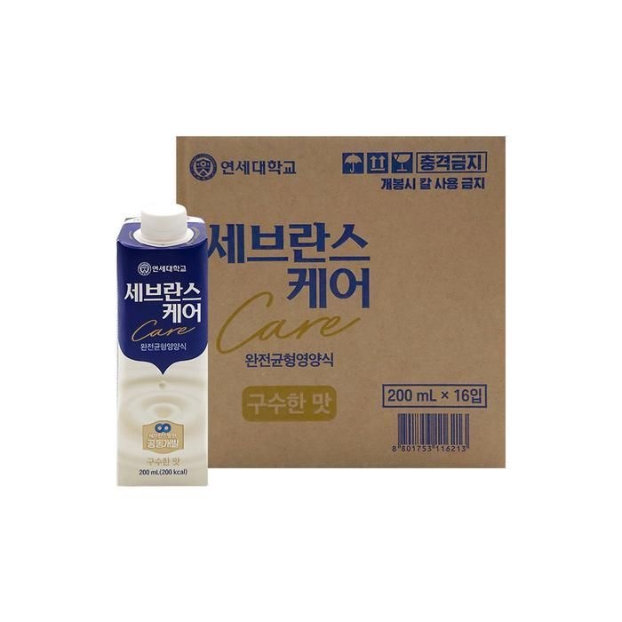 세브란스케어 완전균형영양식 구수한 맛 200ml x 16팩
