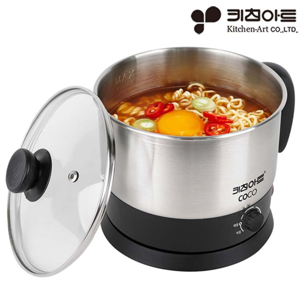 [온누리상품] 키친아트 코코 멀티 라면포트 전기포트 1.5L 원룸 편의점 가정용
