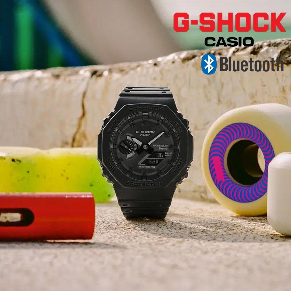 [오늘출발] 지샥 G-SHOCK 전자 패션 남성 남자 손목시계 블루투스 지얄오크 GA-B2100-1A1
