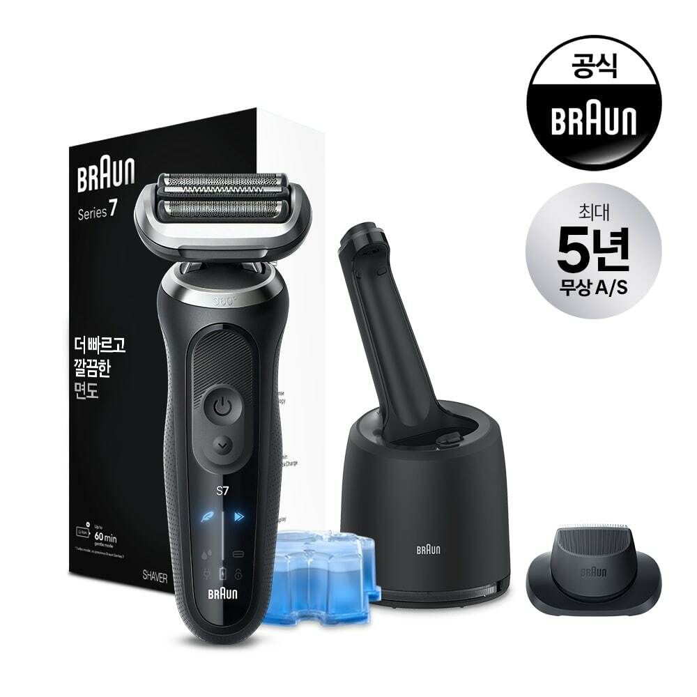 [TV상품]브라운 면도기 시리즈7 72-N7200cc 블랙