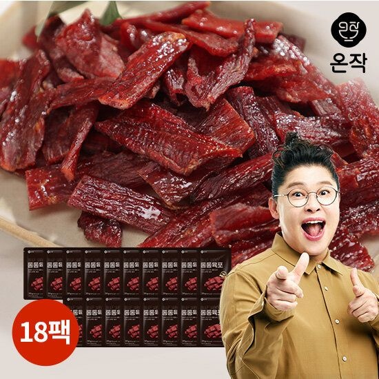 [TV상품]온작 통통육포 30g x 18팩