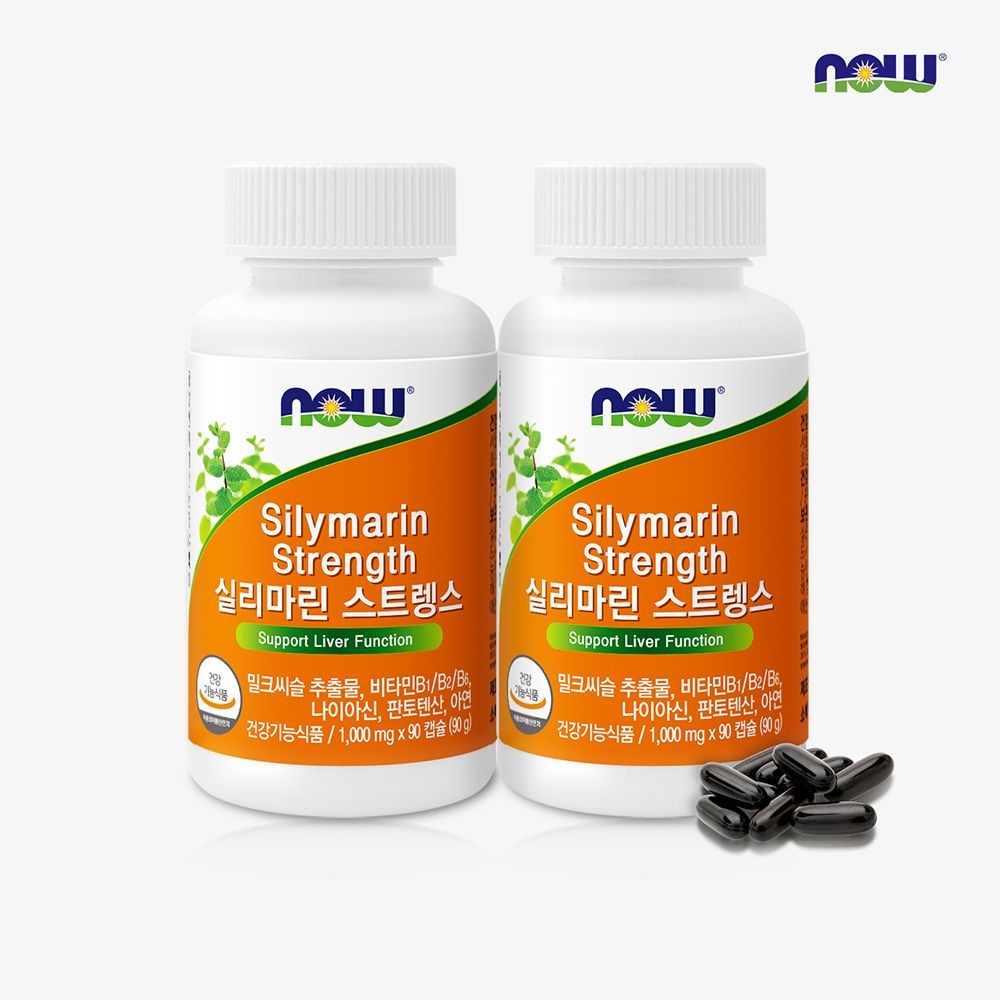 나우푸드 [나우푸드코리아] 나우푸드 실리마린 스트렝스 90캡슐 2병 6개월분