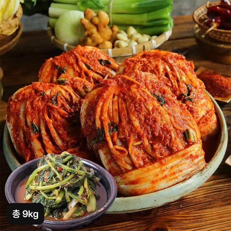 해남 땅끝마을 쌍둥이네 김치 8kg+열무김치 1kg[36003396]