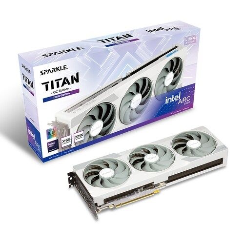 스파클 스파클 SPARKLE Arc B580 TITAN LUNA OC D6 12GB 코잇