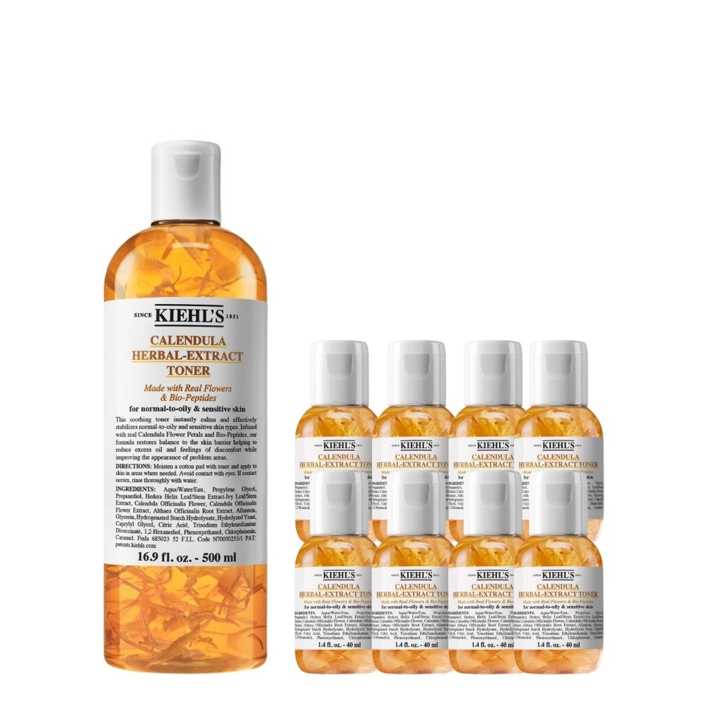 [8] 키엘 칼렌듈라 꽃잎 토너 500ml 세트 (+320ml 본품 초과용량)