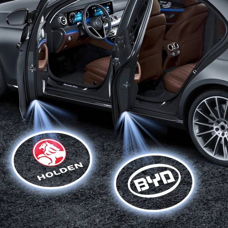 UnKnown [해외] 자동차 실내 엠비언트 라이트 풋등 무드등 LED 도어 프로젝터 로고 장식 램프 VW Passat B6 B7 B8 CC Tiguan Touareg Golf Jetta