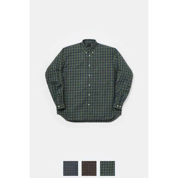 Daiwa [해외] 다이와피어39 다이와 피어 39 TECH BUTTON DOWN SHIRT LS PLAIDS 테크 버튼다운 긴소매 셔츠 플레이드 BE-80026W 337600