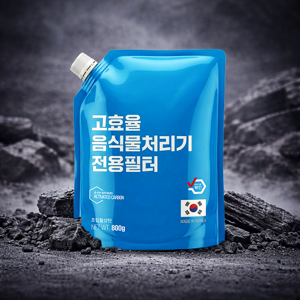 호환 루펜 음식물처리기 활성탄 필터 리필용 악취 탈취필터 800g