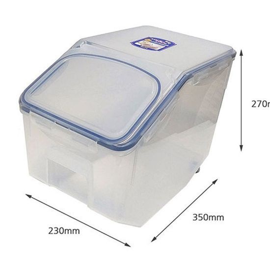 쿨샵 락앤락 계량컵 포함 10kg 쌀통 다용도 밀폐용 쌀독 쌀통10KG 대용량쌀통 진공쌀통 냉장고쌀통 계량쌀1374662