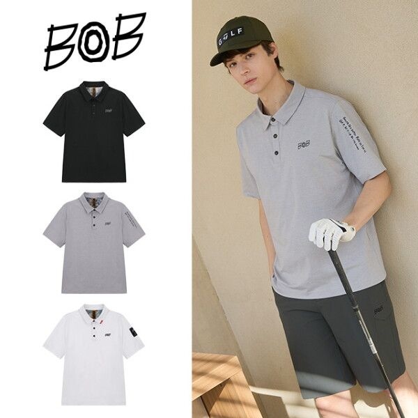 [메종비오비(BOB)] BOB 26SS 남성 반팔 카라티셔츠 3종
