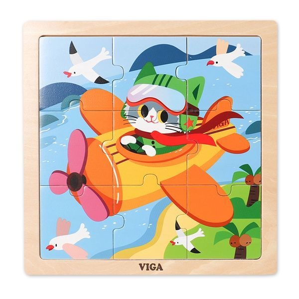 베스트쇼핑 비가(VIGA) 9피스퍼즐 비행기 (V44632)