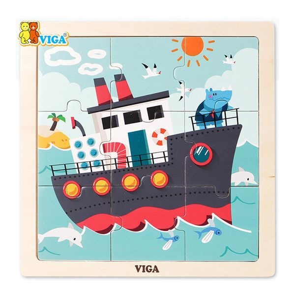 베스트쇼핑 비가(VIGA) 9피스퍼즐 배 (V44630)