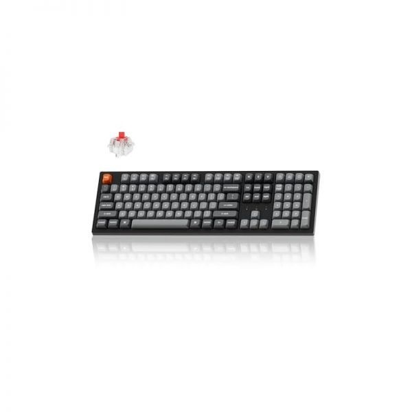 [해외] Keychron 키크론 K10 Max 무선 커스텀 기계식 키보드 QMK 2.4GHz 블루투스 핫스왑 가능한 슈퍼 Red 스위치 탑재 Mac Windows Li
