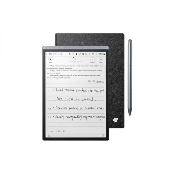 [해외] AINOTE Air 2 번들 8.2인치 AI E잉크 태블릿 스타일러스 조절 가능한 조명이 포함된 스마트 페이퍼 노트 필기 ChatGPT 기