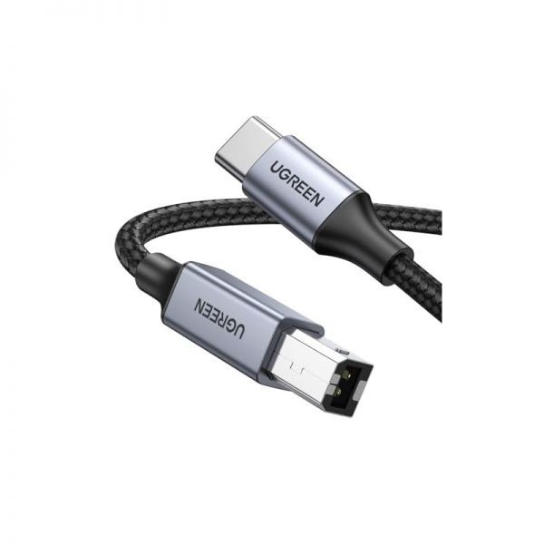 [해외] UGREEN USB B to C 프린터 케이블 3피트 MacBook Pro Air용 나일론 USBC iPad용 MIDI 키보드 DJ 컨트롤러 DAC Yamaha CASIO 카시오 디