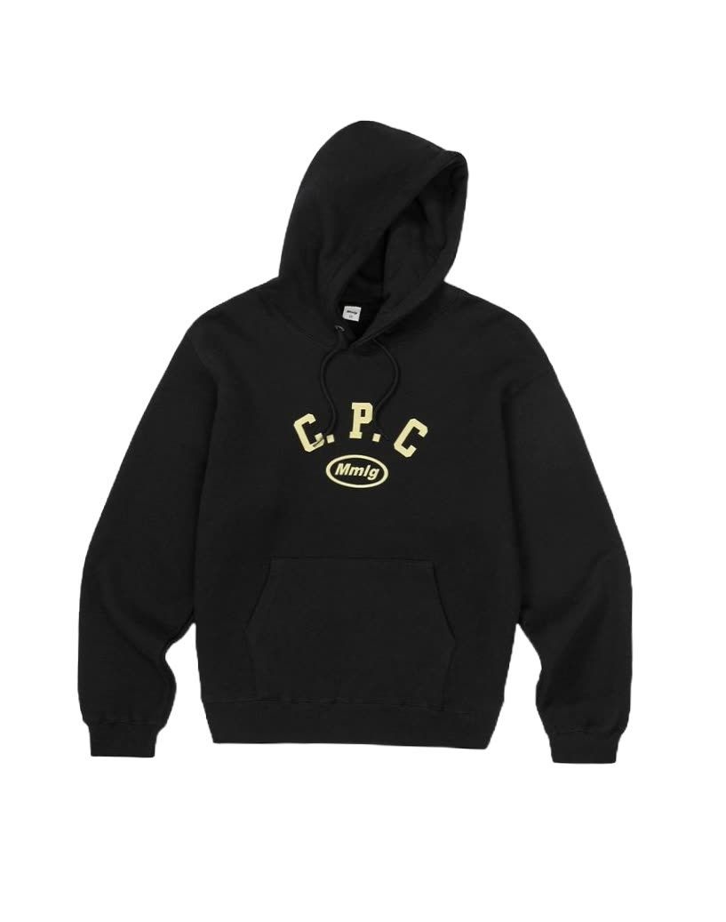 MMLG [엠엠엘지 Mmlg ] SLOGAN HOODIE (EVERY BLACK) 엠엠엘지 BD2THD033EB 536410 [매장상품]