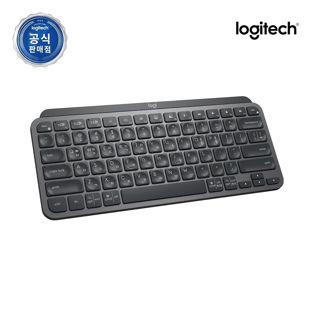 로지텍 [수신기 미포함] 로지텍코리아 MX Keys Mini 블루투스 무선 키보드 그래파이트, 팬터그래프(Pantograph)