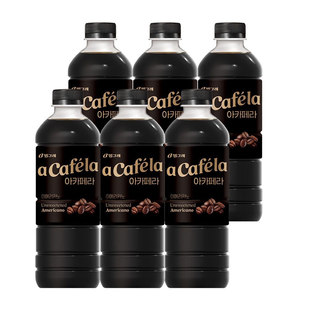 빙그레 아카페라 아메리카노 1L 6입