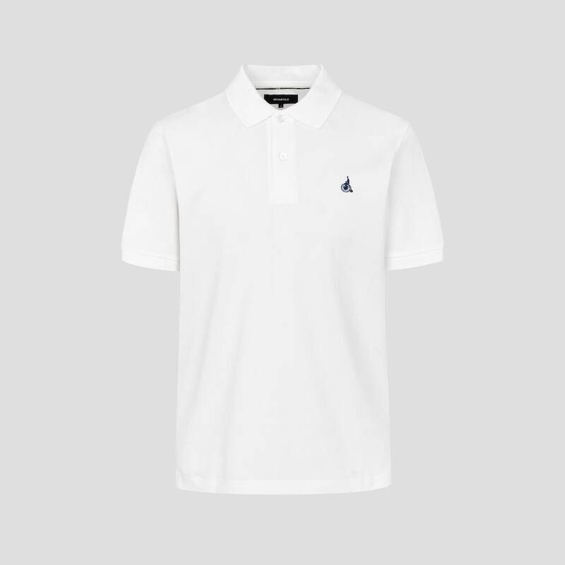 <매장정품> BEANPOLE 빈폴 피케 칼라넥 반소매 티셔츠 - 화이트 BC6242E711 BC6242E711_BS 1907588
