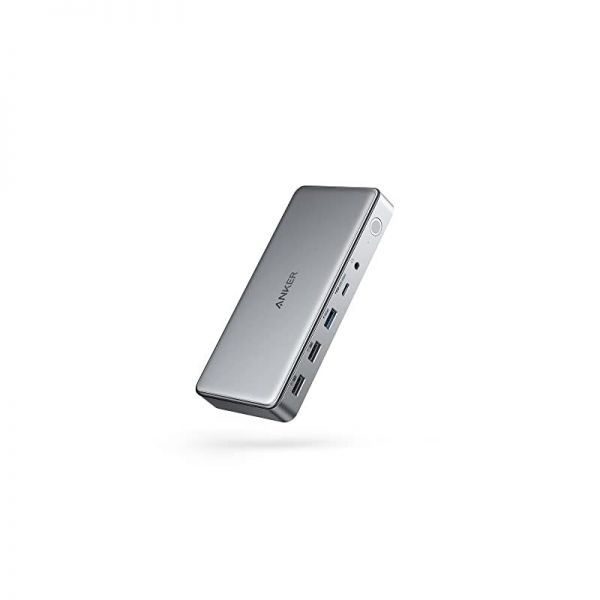 [해외] Anker 앤커 10 in 1 USB C 도킹 스테이션 듀얼 HDMI DisplayPort를 지원하는 DisplayLink 윈도우 노트북 맥북 에어 프로 13 16인