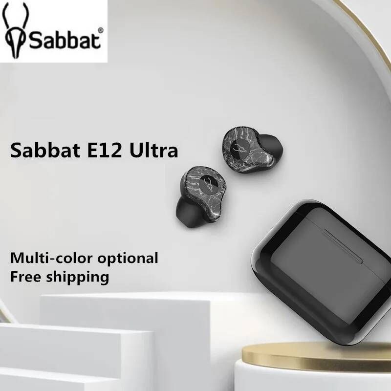 [해외] 골전도 블루투스 무선 이어폰 Sabbat E12 울트라 하이파이 스테레오 IPX5 스포츠 헤드폰 TWS BT 5.2 Aptx