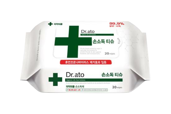 닥터아토 손소독티슈 휴대용 20매