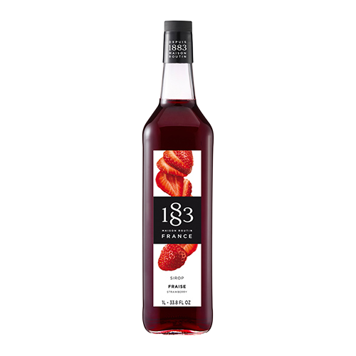 1883 딸기 시럽 1000ml 6개 커피 카페 과일 홈카페 칵테일 음료