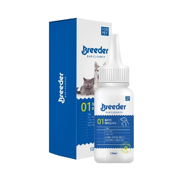 고양이 귀 소독제 강아지 아이 드롭 귀세정제 강아지 눈물 120ml