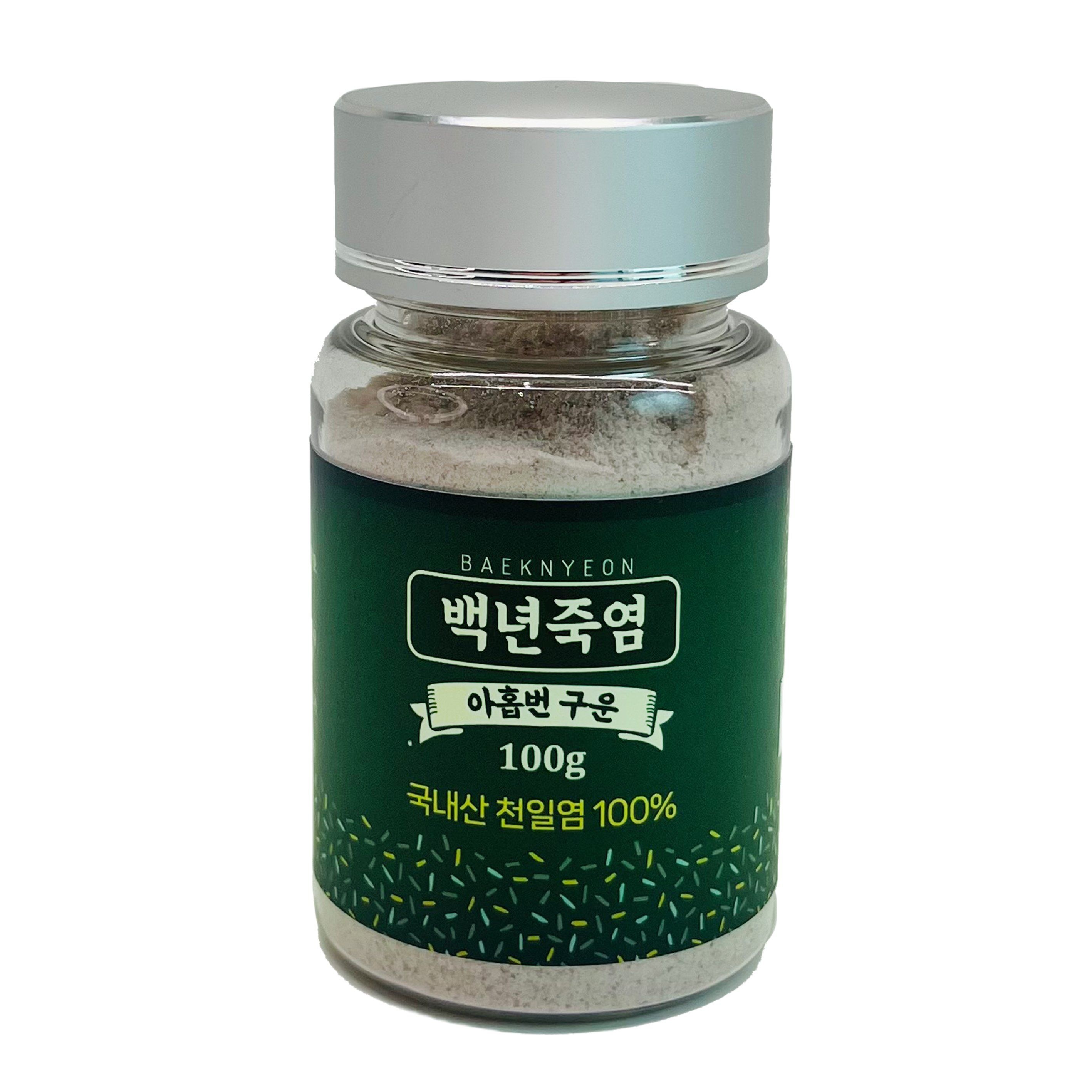 백년담다 백년죽염 아홉번 구운 9회 자죽염 분말 죽염 100g