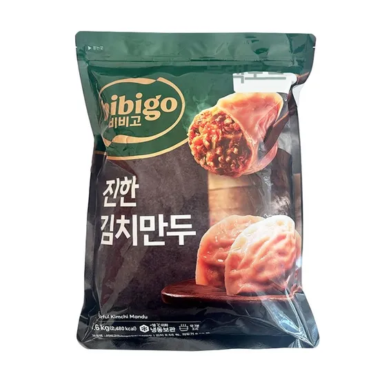 비비고 진한김치만두 1600g 김치 수제 비비고왕교자 대용량 냉동만두