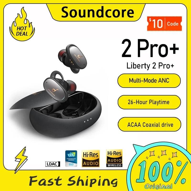 [해외] 골전도 블루투스 무선 이어폰 오리지날 Soundcore Liberty 2 Pro TWS Hybrid Technology Headphones Bluetooth 5.0 Wireless Earbuds Studio Pe