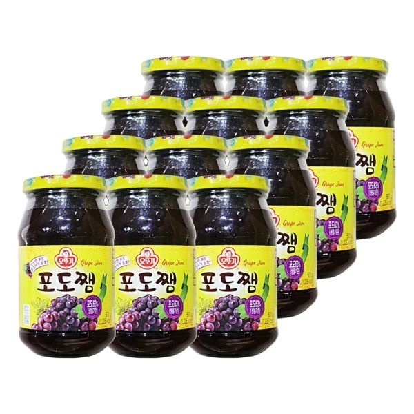 오뚜기 포도쨈 500g 12개 잼 토스트 식빵
