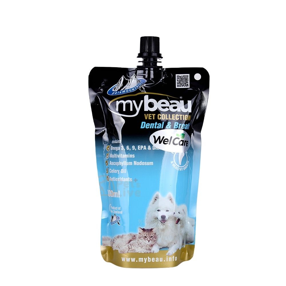 마이뷰 덴탈 브레스 300ml 강아지 고양이 영양제 공용 치석 치아 구강