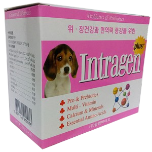 알캠바이오 인트라젠 30포(장염설사예방 면역력증강 피모윤택)