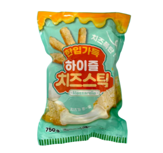 롯데리아 패스트푸드맛 하이즐 치즈스틱 750g