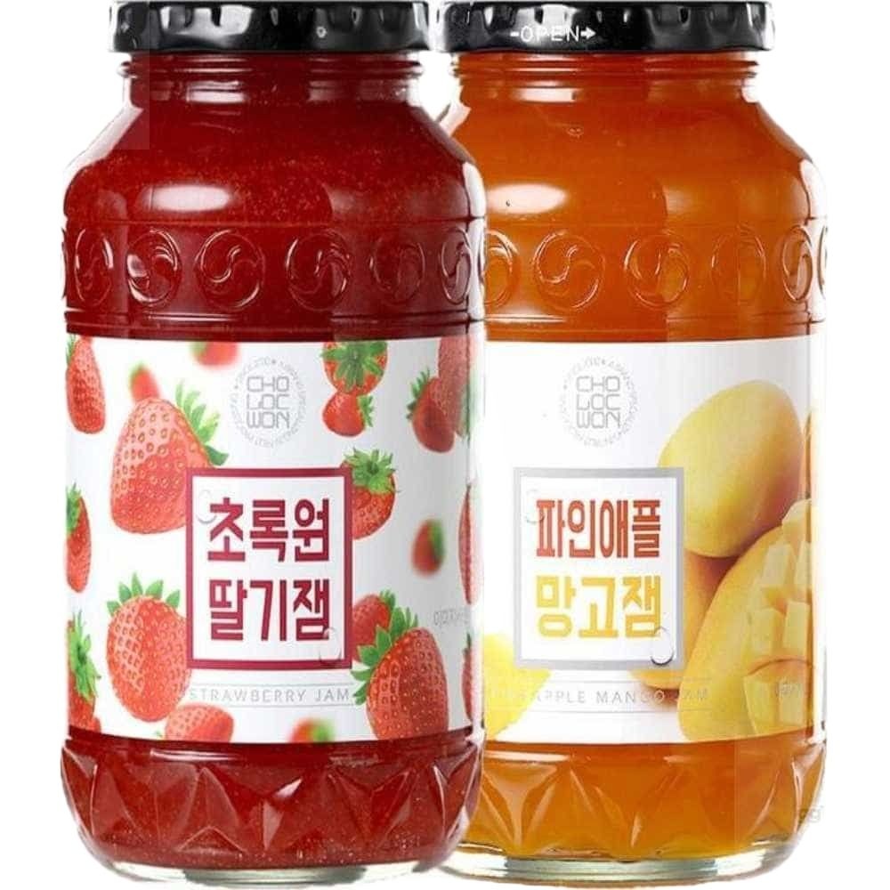 gg3 딸기잼1kg 파인애플망고잼 1kg 과일스프레드