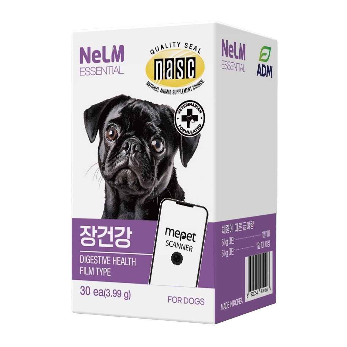 미펫 낼름 필름형 에센셜 영양제 장건강 30개입