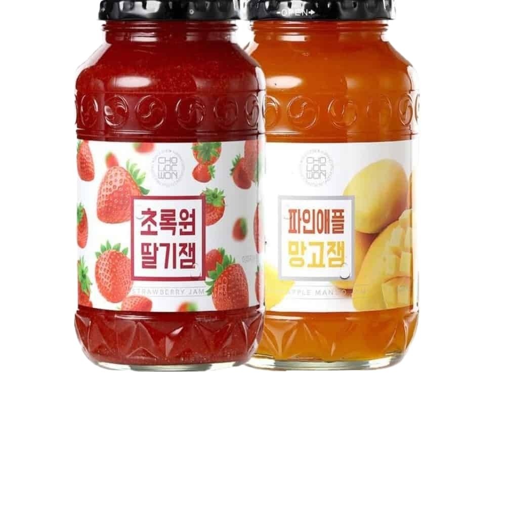 딸기잼 파인애플망고잼 1kg 2p 빵잼 빵스프레드