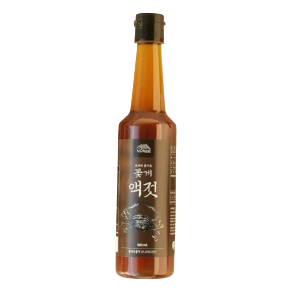 올가홀푸드 올가 요리의 즐거움 서해안 부안 꽃게액젓 500ml 집밥 엄마손맛 식자재