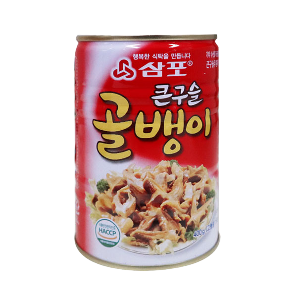 삼포 큰구슬 골뱅이 400g 24개 1박스