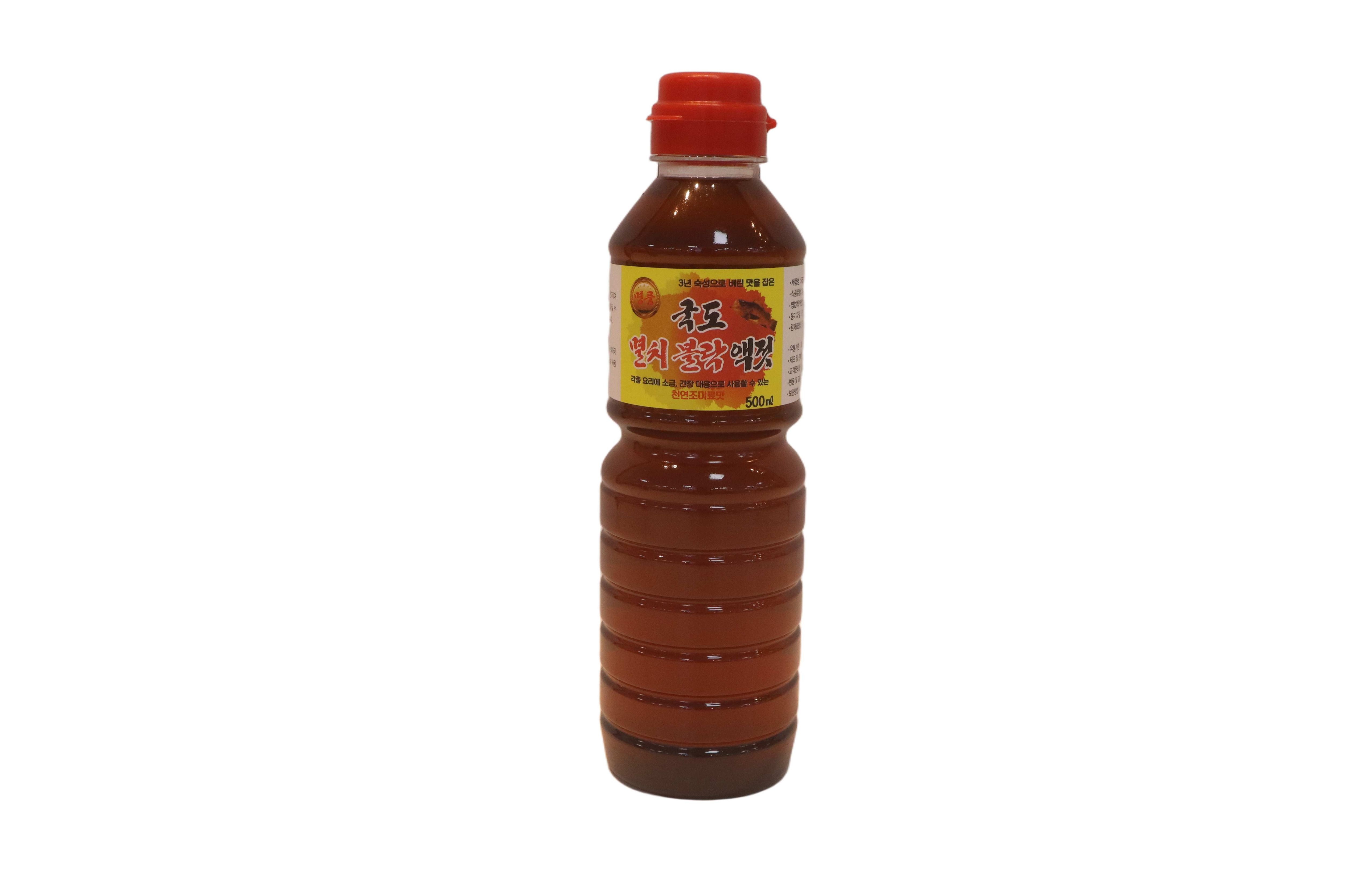 (천연조미료 맛 액젓 창원시 기념품) 멸치볼락액젓(500mlX1병)