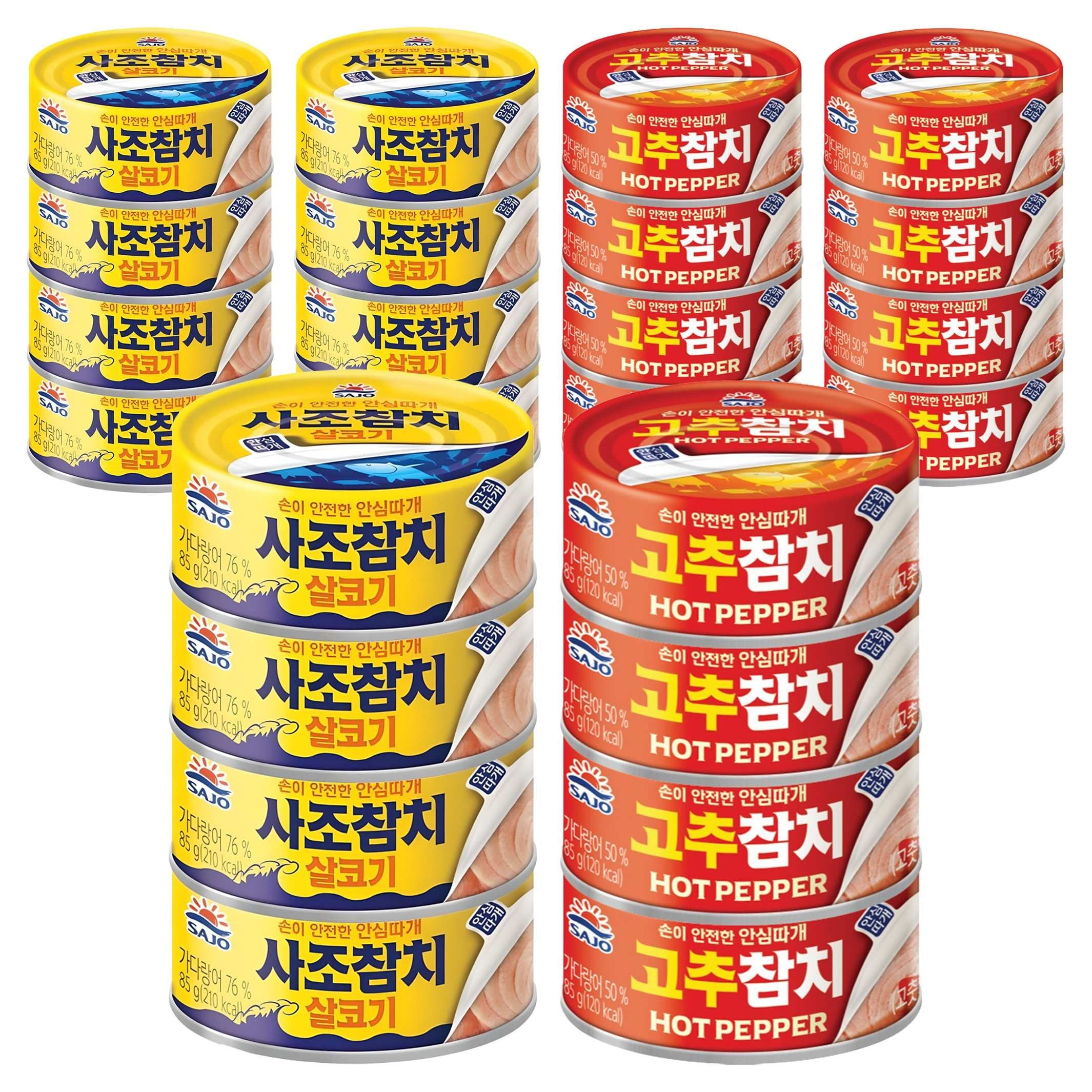 사조 살코기참치 85g 12p 고추참치 85g 12p