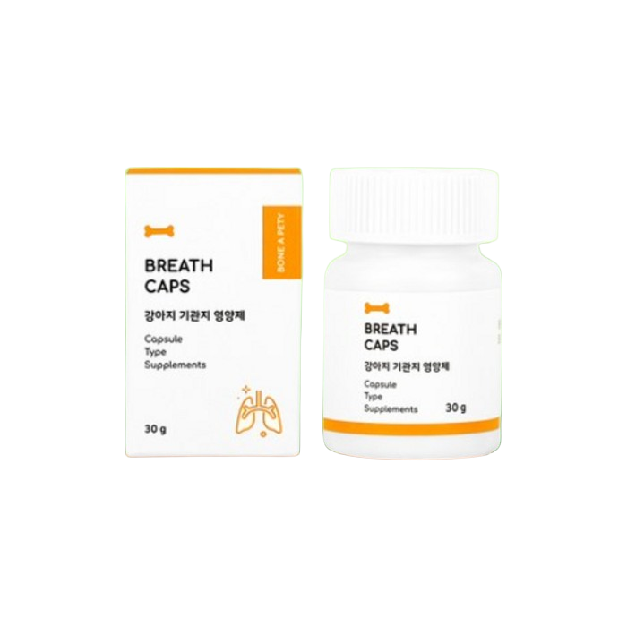 강아지 기관지 협착증약 강아지 컥컥 켁켁 거림 거위소리 영양제 반려견 보조제 60캡슐