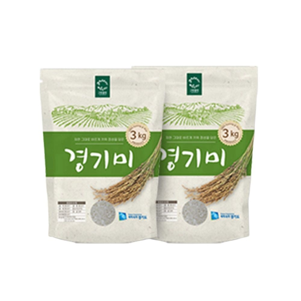 2025년산 그린올린 경기미 6kg (3kg x 2봉)