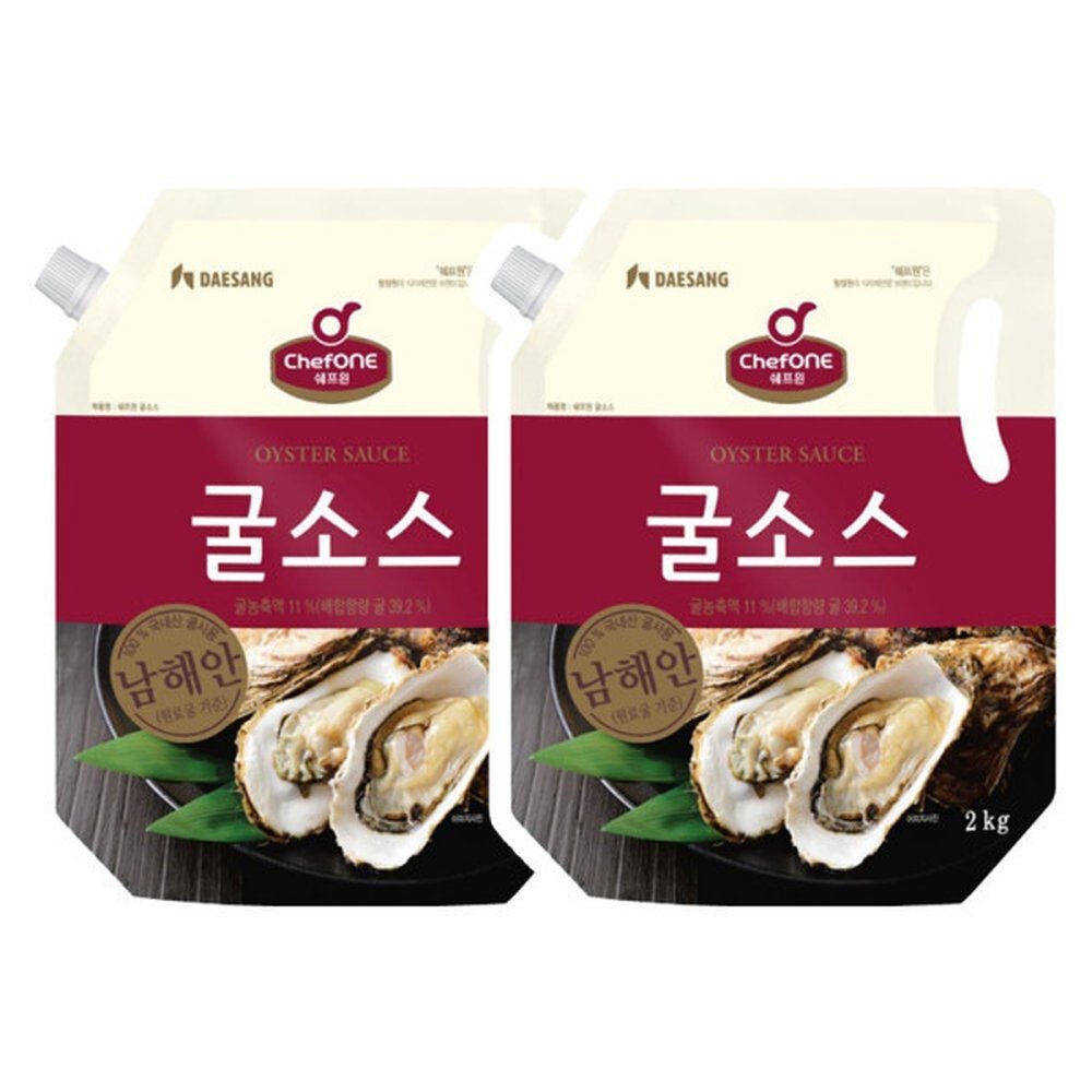 쉐프원 굴소스 스파우트 2kg x 2개