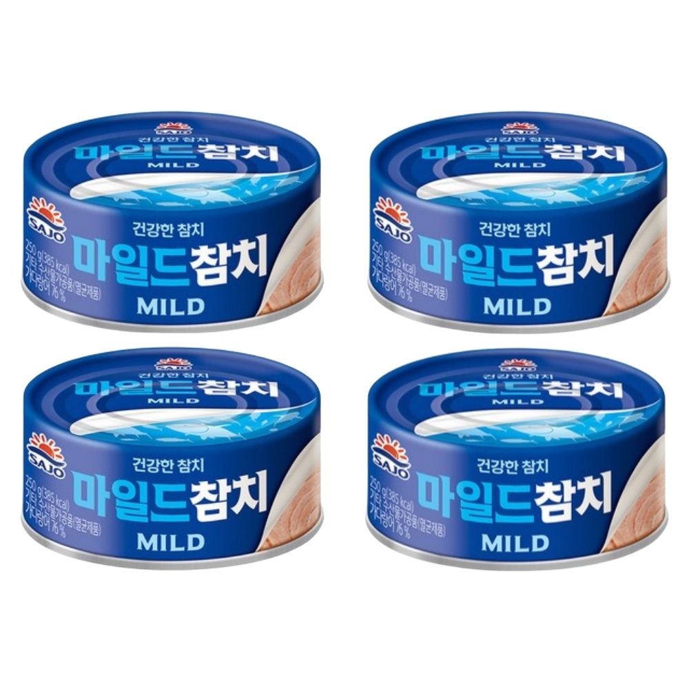 사조참치 마일드 200g 4개