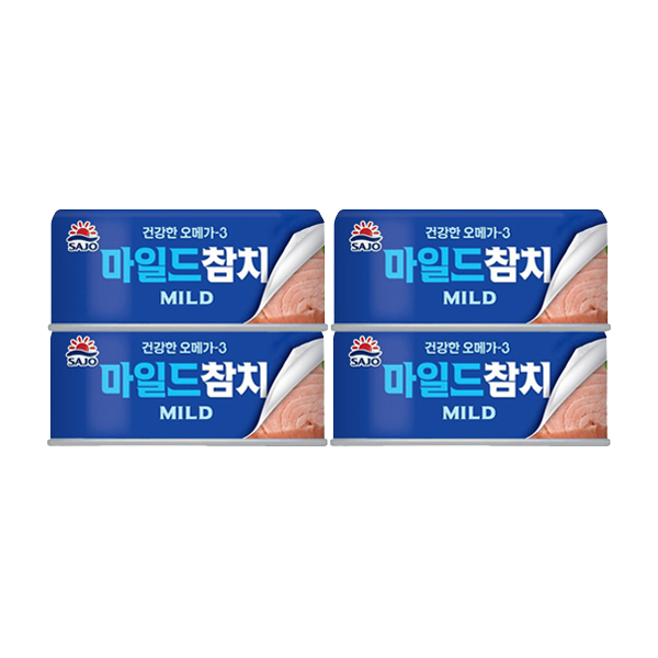 사조 큰 참치 마일드 200g 4개