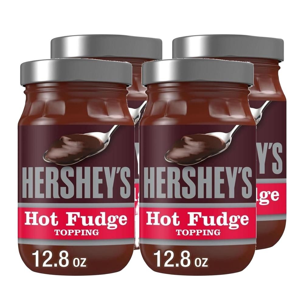 허쉬 핫 퍼지 토핑 초콜릿 362g 4개 (미국배송) HERSHEYS Hot Fudge Topping Jar