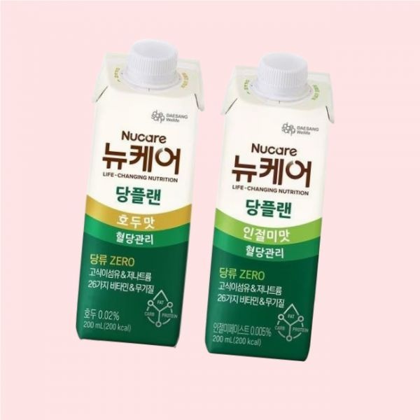 [오늘출발] 대상웰라이프 뉴케어 당플랜 호두맛 24팩+인절미맛 24팩(총 48팩) 8809345610613A8809345612419 4492853
